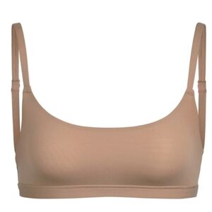 NWT SKIMS Fits Everybody Scoop Neck Bralette - Size S in Sienna